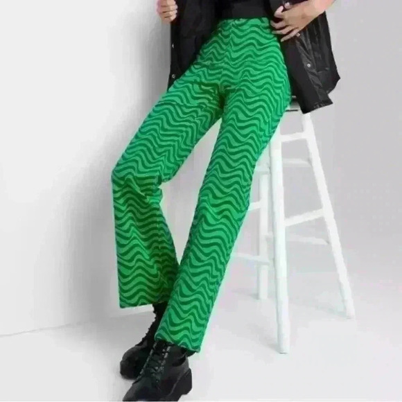WILD FABLE -corduroy boot cut 70s pants - Picture 1 of 6